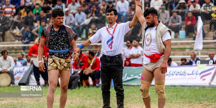 Traditional wrestling competition in northeastern Iran