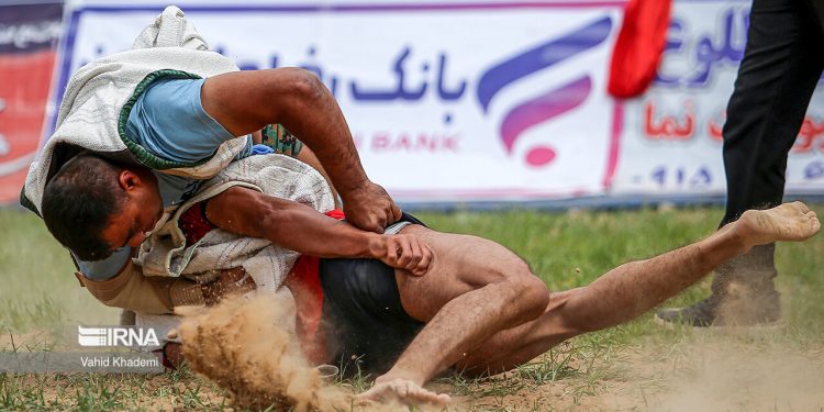 Traditional wrestling competition in northeastern Iran