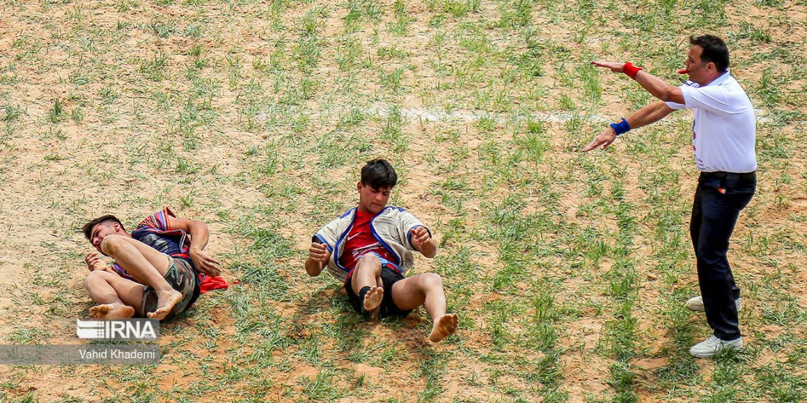 Traditional wrestling competition in northeastern Iran