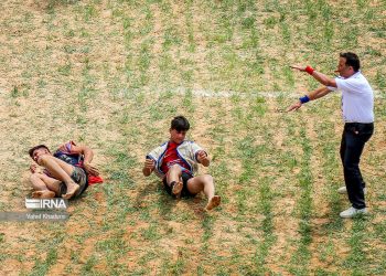 Traditional wrestling competition in northeastern Iran