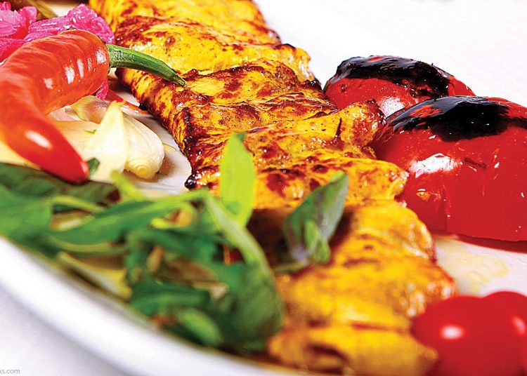 Juje Kabab: vibrant flavor with smoky essence