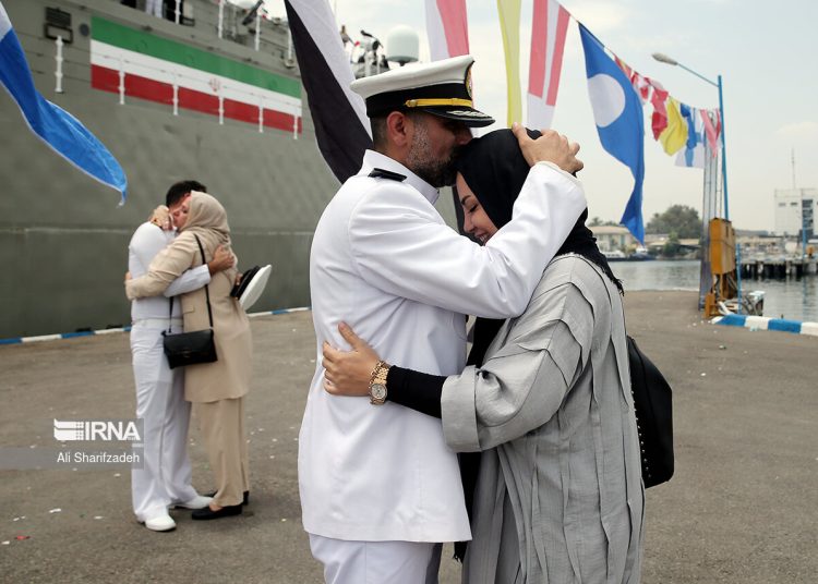 Iran Navy’s 86th flotilla staff welcomed by families